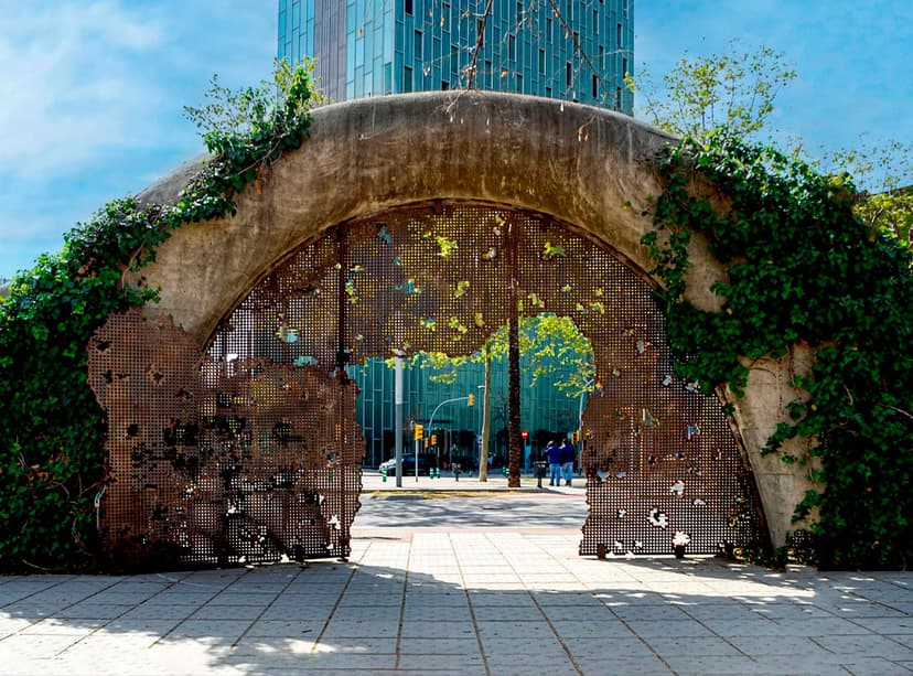Poblenou neighborhood in Barcelona