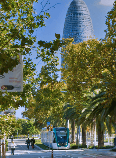 Poblenou neighborhood in Barcelona